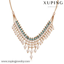 42016 Beautiful pearl necklace jewelry, latest design pearl jewelry, beads necklace design